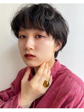 ロンプ(romp) ふわっとパーマで大人なショート【romp恵比寿】