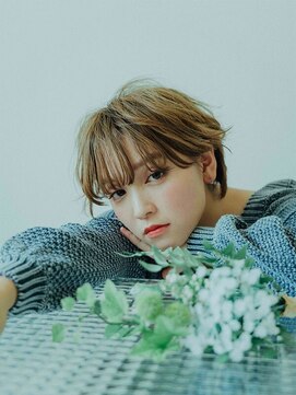 ジューシーヘアー 八尾店(Juicy Hair) 無造作ハイトーンマッシュショート