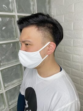 アルバ ヘアリゾート(ALBA) 【ALBA塚原】位置が高いツーブロックメンズスタイル