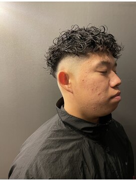 メンズ ソース 茶屋町(MEN'S SOURCE) 〈梅田/茶屋町〉〈草野〉フェード波打ちパーマ