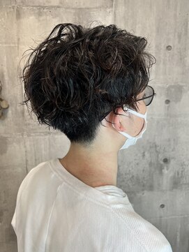 ビスポーク(BESPOKE) 王道メンズショート☆無造作ツイストスパイラルパーマ