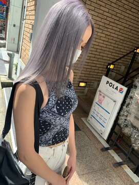 ラフ 難波店(LAFF) #ショコラアッシュ#ヘルシースタイル#ふんわりカール