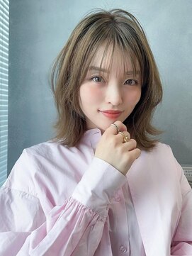 アグ ヘアー ロジー 京田辺店(Agu hair logy) 《Agu hair》絶妙ミストバング×大人可愛い外ハネロブ★