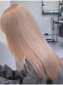 3639ミルクティーアッシュハイトーンカラー艶髪グレーベージュ