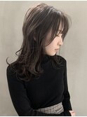 【orente 表参道イメチェン顔まわりレイヤー×ショコラアッシュ