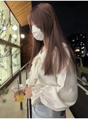 《Yachida》ほんのりピンク×流れる顔周り
