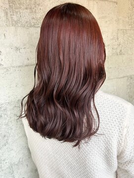 ミルヘアデザイン(mil hair design) ダブルカラーピンクベージュベージュカラーケアブリーチレイヤー