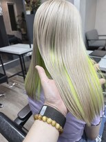 ヴィフ 大船(VIF)&nbsp;バレイヤージュ/ハイライト/ダブルカラー/ケアブリーチ/ボブ