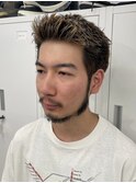 スパイキーショートビジネスショートツーブロック刈り上げ30代