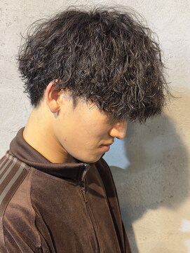 ニアウ 高崎店(Niau) ツイストスパイラルパーマメンズパーマメンズマッシュ群馬高崎