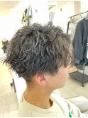 波巻き/ツイストスパイラルパーマ/メンズカット