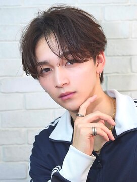 リップス 原宿(LIPPS) 韓国ヘアカルマバングコンパクトフェザーセンターパート