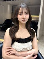 ロンド ロワール 門前仲町(Lond Loire)&nbsp;韓国レイヤーカット/くびれ巻き/前髪顔周り/セミディ[門前仲町]