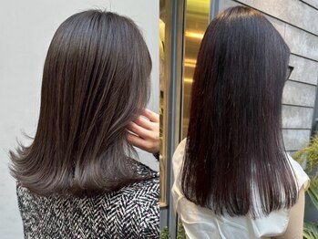 シー(si)の写真/【大阪梅田徒歩3分】ダメージレスな施術で髪質改善叶えます◎Siのこだわった商材にで艶髪へ導きます♪