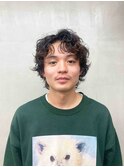 メンズパーマくるくるパーマカーリーヘアハードパーマボブパーマ