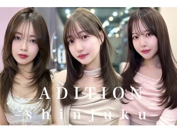ADITION 新宿 髪質改善/レイヤーカット/ボブ/ブリーチなしダブルカラー