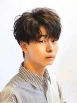 デプト(DEPT.)&nbsp;シャドウパーマメンズパーマメンズマッシュセンターパート佐賀