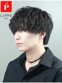 【LIPPS天神】ツーブロック波巻きパーママッシュヘア