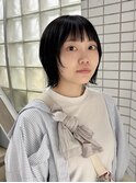 黒髪 × レイヤーボブ