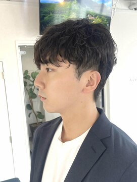 エイス 梅田 中津(Ace) シャドウパーマ　韓国風　韓国ヘア