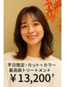 【平日限定】艶髪フルコース｜カット＋カラー＋最高級トリートメント ￥13,200