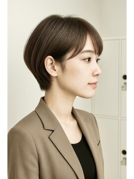 エマ(emma) 耳かけ　透明感　丸みショート◎