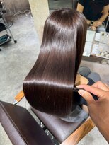 プレバイイオエ 三宮店(pre. by ioe)&nbsp;髪質改善/ココアベージュ/小顔カット/縮毛矯正／レイヤーカット