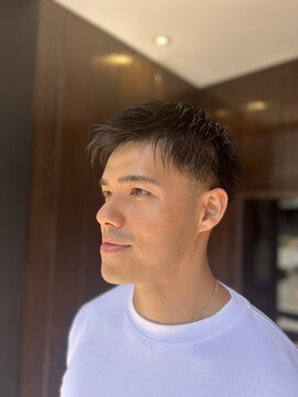 ザバーバーアドレス 代官山(THE BARBER) アップバングショート　ローフェード　代官山/バーバー