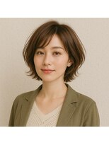 スープレックス ヘアーデザイン(SOUPREX HAIR DESIGN) ミセス軽やかショートボブ 20代 30代 40代 50代 60代 髪質改善