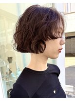 ナループロアポンテ(Nalu pu loa PONTE)&nbsp;パーマボブパーマウルフパーマボブウルフパーマショートパーマ