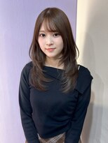アクシス 栄店(`AXIS)&nbsp;イメチェン/ピンクベージュ/アンブレラカラー/前髪/栄矢場町