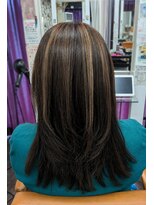 コアフールソレイユ(coiffeur SOLEIL) 白髪ぼかしハイライト