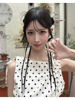 モモ(momo)&nbsp;韓国メイク原宿アイドルメイク韓国風前撮り撮影メイクプッカモリ