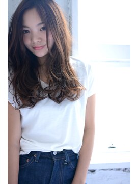 ミラバイグリーン(Mira by green) natural × nudy beige Long