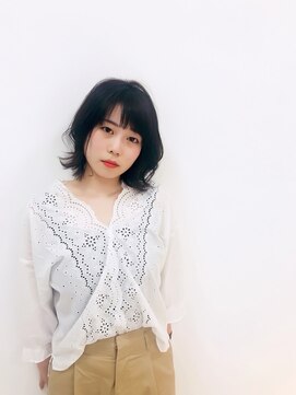 ヴォヤージュ ノシロ(VOYAGE NOSHIRO) 【VOYAGE】ラフで甘い外ハネボブ☆大人でルージュ