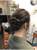 二次会ヘアアレンジ