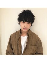 ローネス 銀座(LONESS)&nbsp;メンズカット☆マッシュウルフ！ニュアンスマッシュ