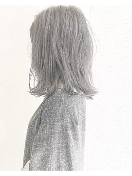 ヘアーアンドアトリエ マール(Hair&Atelier Marl) 【Marl】ブリーチ無しでオレンジ味を完全に消したグレージュ♪