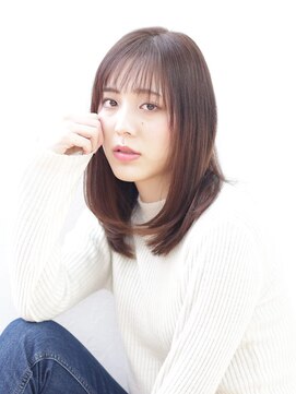 アルター(aL ter) ミディアム×小顔×内巻き【alter 田丸奈津実】