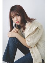 アンジュール(UNJOUR.)&nbsp;【UNJOUR 】ラズベリーピンク×外ハネボブ　30代40代50代