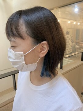 ロア ヘアーコーディネート 三条烏丸店(LoRE hair coordinate) LoRE☆イヤリングカラー外ハネボブ