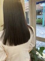 マル ヘアアンドメイク(maru hair&make) ナチュラル　ストレート