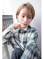 クラン(clan)&nbsp;前下がりボブ/モテ髪カタログ/小顔に見せるヘア/前髪カット