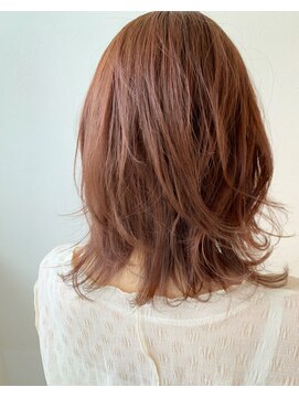 カーラヘアー(carla hair) インナーカラー　イルミナカラー　ピンクベージュ