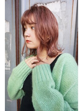 ブゾン(buZon) 【buZonブゾン】くびれミディ×ピンクベージュ