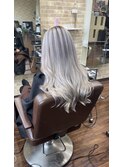 White blonde Balayage