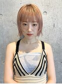【tsuki】pink beige