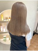ダブルカラーハイトーンハイライトケアブリーチインナーカラー