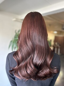 サラジュ 西宮北口店(SARAJU) 【SARAJU 西宮北口店】艶髪ピンクブラウン/韓国レイヤーカット