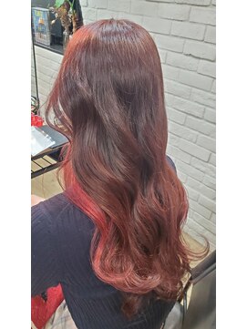 アフィナー(Afinar) イヤリングカラーRED